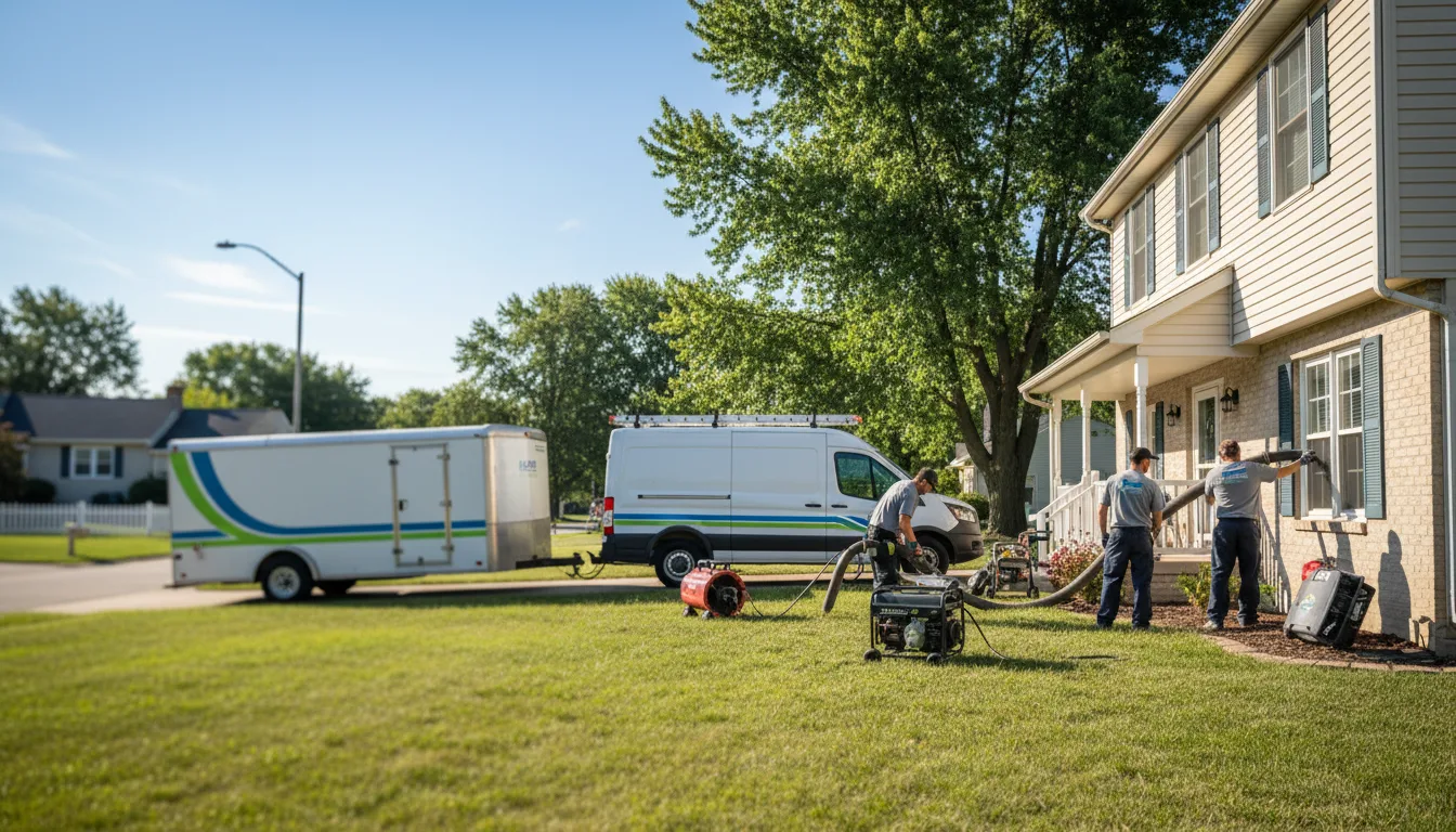 Flooded Basement Restoration And Cleanup With Repair in Manter, KS near me